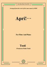Apri!,for Flute and Piano P.O.D cover